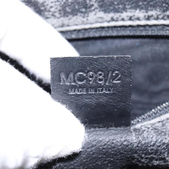 CELINE Macadam Canvas Tote Bag Pvc Leather Black Gold - Picture 13 of 13